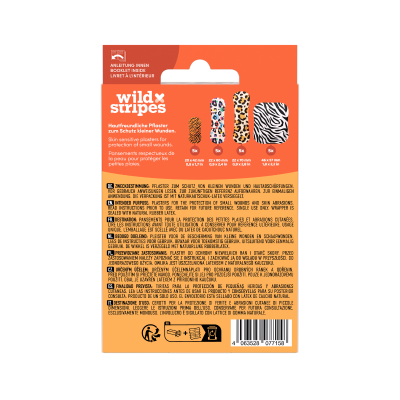 Wild Stripes Classic Sensitive Pensos Animal x20 | Farmácia d'Arrábida