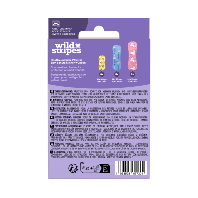 Wild Stripes Kids Sensitive Pensos Fantasy x20 | Farmácia d'Arrábida