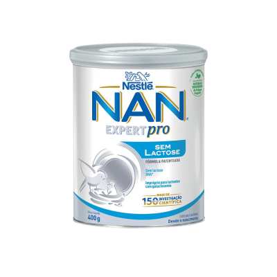 7069831 Nan Sem Lactose Leite Pó 400g +0M