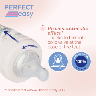 Chicco Perfect Easy Biberão Neutro 150ml 0M+ | Farmácia d'Arrábida
