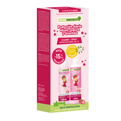 7553768 Nosa Protect Pack Morango Champô 250ml + Spray 250ml