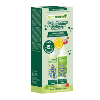 7553776 Nosa Protect Pack Maçã Champô 250ml + Spray 250ml
