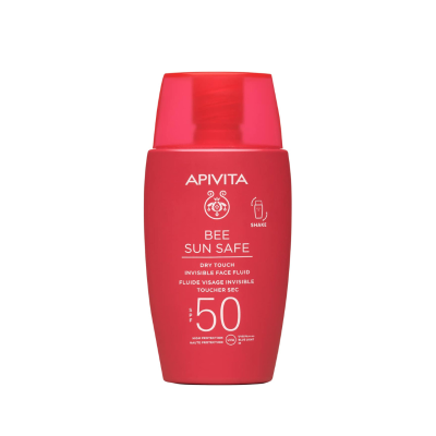 Apivita Bee Sun Fluido Invisivel SPF50 + Máscara + Gel Limpeza Oferta Bolsa | Farmácia d'Arrábida