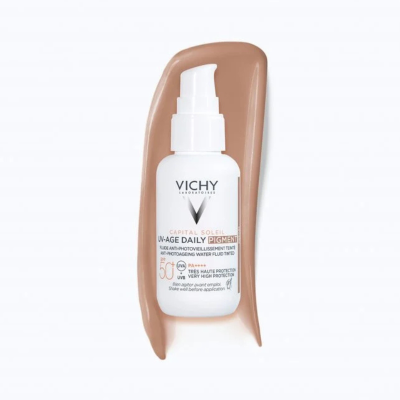 Vichy Capital Soleil UV-Age Daily Pigment Medium SPF50+ 40ml | Farmácia d'Arrábida