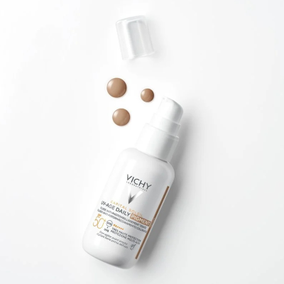 Vichy Capital Soleil UV-Age Daily Pigment Medium SPF50+ 40ml | Farmácia d'Arrábida