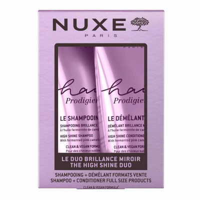 7553396 Nuxe Pack Hair Prodigieux Duo Efeito Brilho Champô + Amaciador