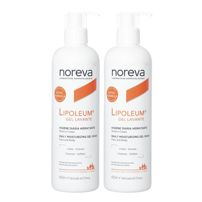7548016 Noreva Lipoleum Gel Lavante 2x400ml Preço Especial