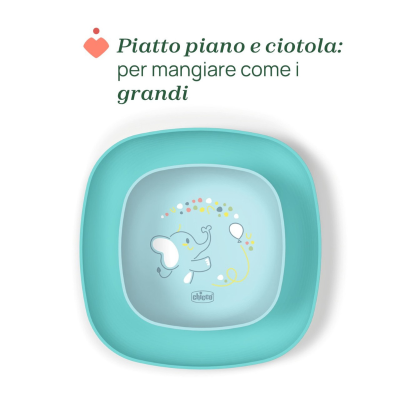 Chicco Conjunto Papa 5 Peças Azul 12M+ | Farmácia d'Arrábida