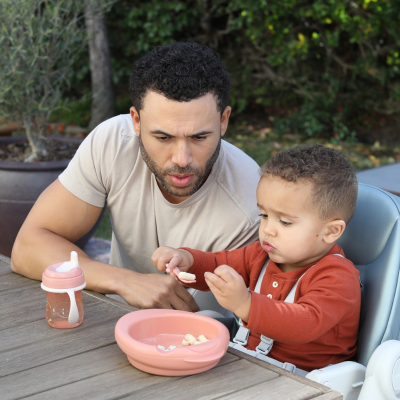 Chicco Conjunto Papa 3 Peças Rosa 6M+ | Farmácia d'Arrábida