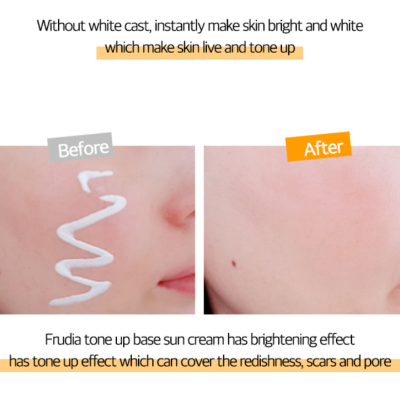 Frudia Sun Cream Tone Up Base SPF50+ 50g | Farmácia d'Arrábida