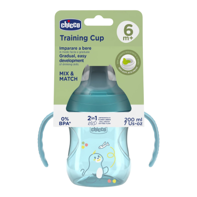 Chicco Copo Aprendizagem Azul 6M+ | Farmácia d'Arrábida