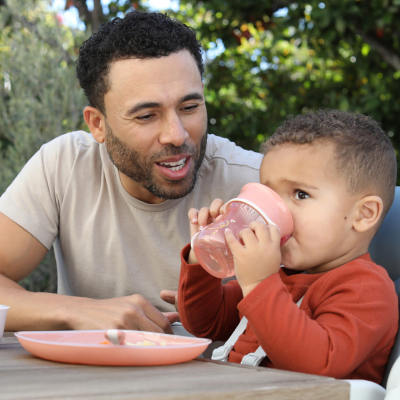 Chicco Copo Refeição 360 Rosa 12M+ 200ml | Farmácia d'Arrábida