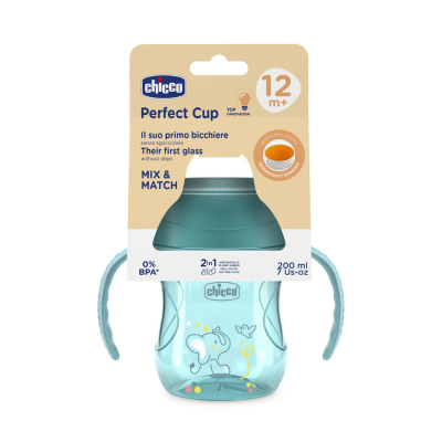 Chicco Copo Refeição 360 Azul 12M+ 200ml | Farmácia d'Arrábida