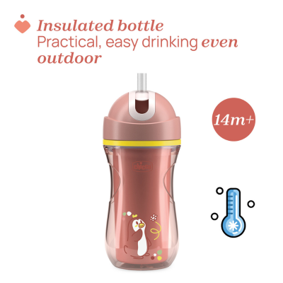 Chicco Copo Térmico Rosa 14M+ 266ml | Farmácia d'Arrábida
