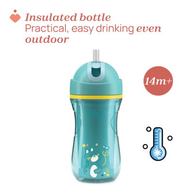 Chicco Copo Térmico Azul 14M+ 266ml | Farmácia d'Arrábida