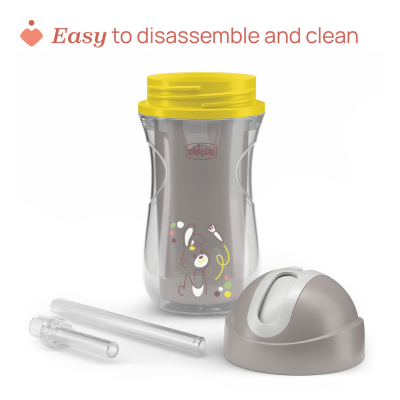 Chicco Copo Térmico Cinza 14M+ 266ml | Farmácia d'Arrábida