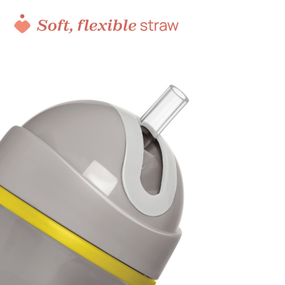 Chicco Copo Térmico Cinza 14M+ 266ml | Farmácia d'Arrábida