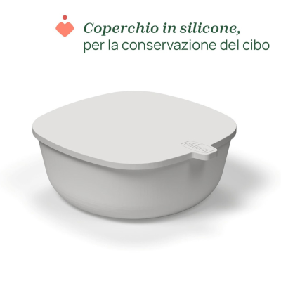 Chicco Tigela Tampa Cinza 6M+ | Farmácia d'Arrábida