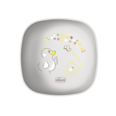 7527861 Chicco Tigela Tampa Cinza 6M+