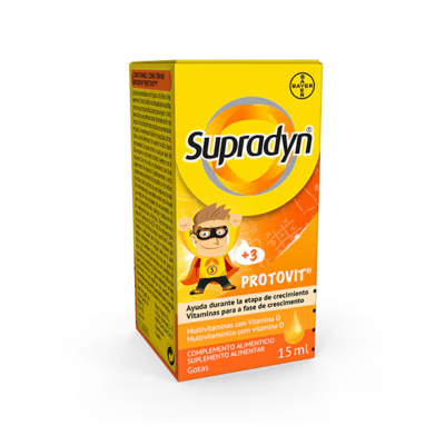 7382655 Supradyn Protovit Infantil Gotas Multivitamin +3A 15ml