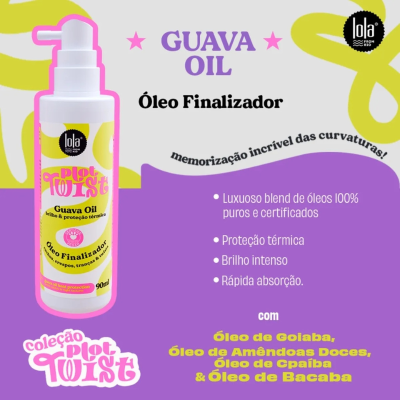 Lola Plot Twist Guava Óleo Finalizador 90ml | Farmácia d'Arrábida