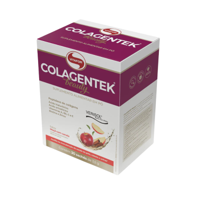 Vitafor Colagentek Beauty Maçã Canela Saquetas x30 | Farmácia d'Arrábida