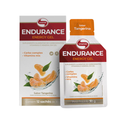 7898665431405 Vitafor Endurance Energy Gel Tangerina Saquetas 30g 1Unidade