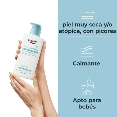 Eucerin AtopiControl Loção Calmante Enriquecida 2x400ml -50% 2ªUnid | Farmácia d'Arrábida