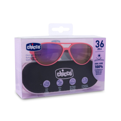 Chicco Óculos de Sol Rosa 36M+ | Farmácia d'Arrábida