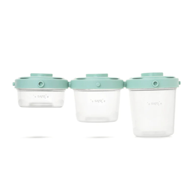 Saro Conjunto 3 Recipientes para Alimentos Verde | Farmácia d'Arrábida