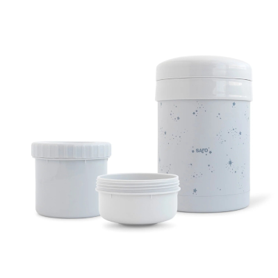 8424568523979 Saro Garrafa Térmica Sólidos com Recipiente Cinza