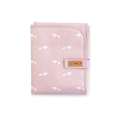 Saro Trocador Portátil Compacto Urso Rosa  | Farmácia d'Arrábida