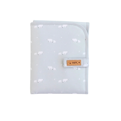 Saro Trocador Portátil Compacto Urso Cinza | Farmácia d'Arrábida