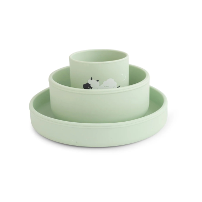 Saro Set Alimentação Silicone Foodie Quinta Verde | Farmácia d'Arrábida