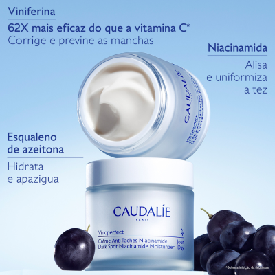 Caudalie Vinoperfect Creme Dia Niacinamida 50ml | Farmácia d'Arrábida