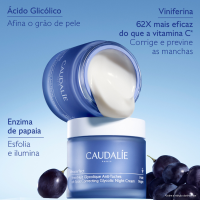 Caudalie Vinoperfect Creme Noite Glycolic RECARGA 50ml | Farmácia d'Arrábida