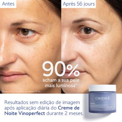 Caudalie Vinoperfect Creme Noite Glycolic RECARGA 50ml | Farmácia d'Arrábida
