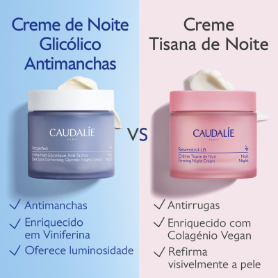 Caudalie Vinoperfect Creme Noite Glycolic RECARGA 50ml | Farmácia d'Arrábida