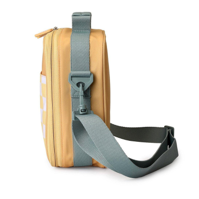 Monnëka Bolsa Térmica Rígida Xadrez Yellow Person  | Farmácia d'Arrábida