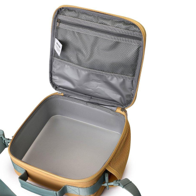 Monnëka Bolsa Térmica Rígida Xadrez Yellow Person  | Farmácia d'Arrábida