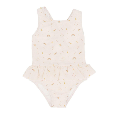 Monnëka Fato Banho Cruzado Folhos Starlight S 2-3Anos