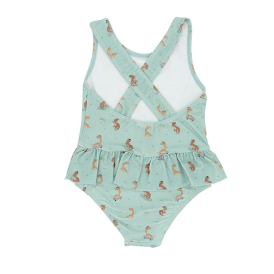 Monnëka Fato Banho Cruzado Folhos Cool Dinos XS 18-24M | Farmácia d'Arrábida