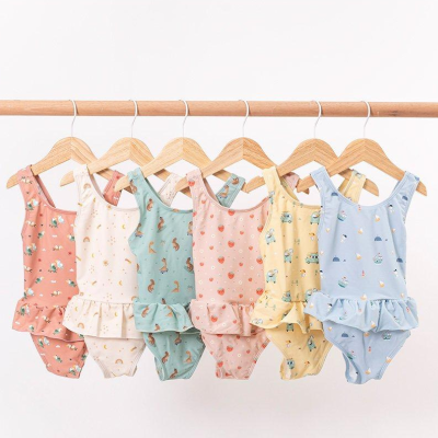 Monnëka Fato Banho Cruzado Folhos Cool Dinos XS 18-24M | Farmácia d'Arrábida