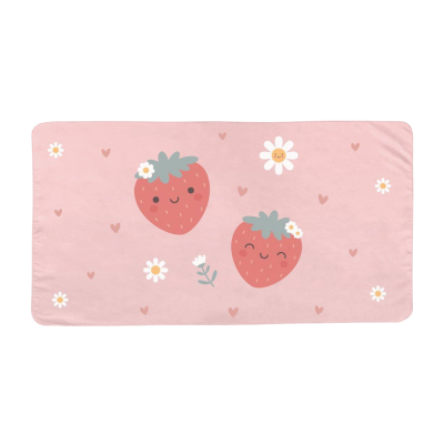 8434149250071 Monnëka Toalha Praia Microfibra Strawberries