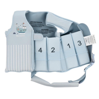 Monnëka Colete Flutuador Aprendizagem Fishing Boat 2-3Anos | Farmácia d'Arrábida