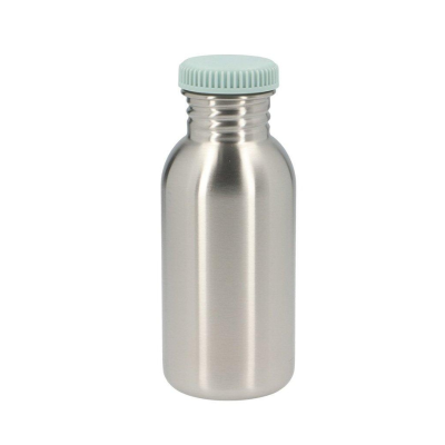 Monnëka Garrafa Inox Forrada Person Stripes Yellow Chess 500ml | Farmácia d'Arrábida