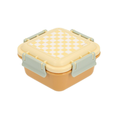 8434149969508 Monnëka Lancheira Grande Stripes Yellow Chess 780ml