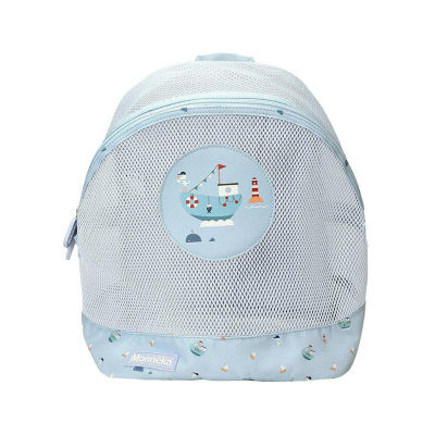 Monnëka Mochila Infantil Anti-Areia Fishing Boat