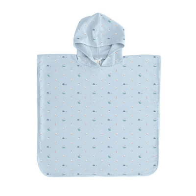 Monnëka Poncho Praia Fishing Boat M 4-7Anos