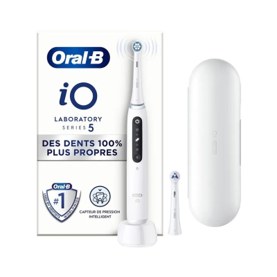 Oral-B iO 5 Escova Elétrica Branca + Recarga | Farmácia d'Arrábida
